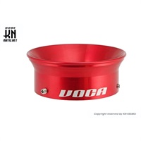 VOCA アルミビレットファンネル【汎用】レッド【取付内径50mm/高さ28mm】