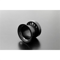 CR用ビレットエアファンネル  漆黒メッキアルミ製 ショート/45mm