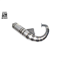 タテ型Dioエンジン 【排気量120ccUP】 チャンバー【PG管】