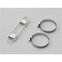 マフラーガード Ф40-Ф55 ワイヤータイプ ステンレス/バフ