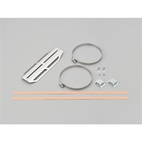 サイレンサーヒートガード 円形汎用タイプ Ф95-Ф145 アルミ