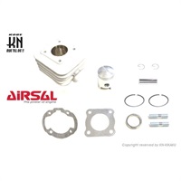AIRSAL アルミメッキシリンダーキット 49cc【HONDA50cc縦型ディオ系】
