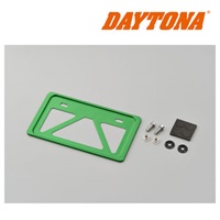 軽量ナンバープレートホルダー リフレクター無し グリーン ◆全7色◆