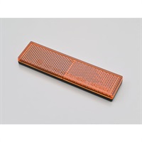 ユニバーサルリフレクター レクタングル 両面テープ貼付 / アンバー フラット 汎用