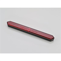 ユニバーサルリフレクター スリムポインテッド 両面テープ貼付 / レッド フラット 汎用