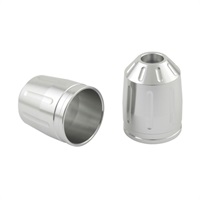 ウルトラヘビーバーエンドT2 M8アウター 2pcs SILVER
