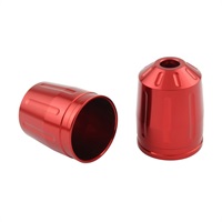 ウルトラヘビーバーエンドT2 M6アウター 2pcs RED