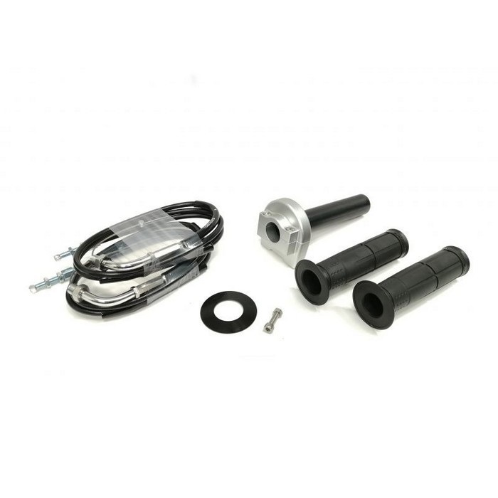 汎用スロットルキット TYPE-1 巻取φ32 [ワイヤー:メッキ金具 1050mm](シルバー)