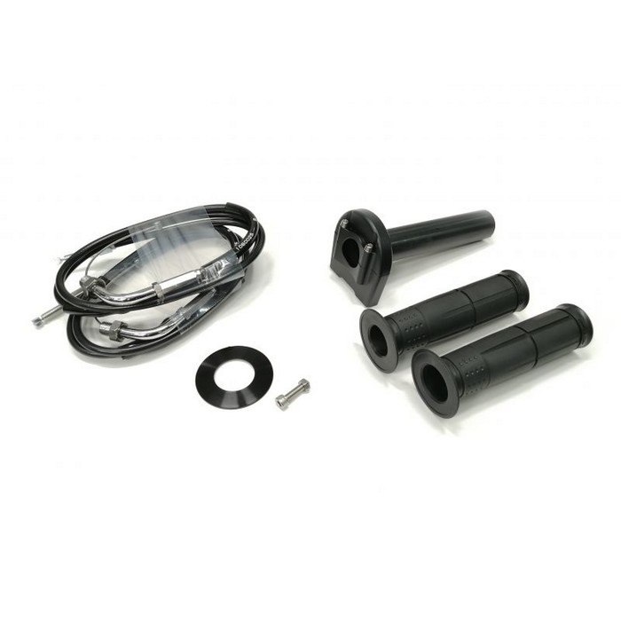 汎用スロットルキット TYPE-3 巻取φ40 [ワイヤー:メッキ金具 1050mm](ブラック)