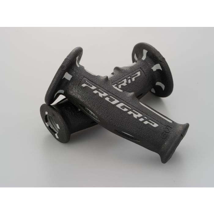 耐振GELシリーズ #601（全長120mm）貫通グリップ 汎用(ブラック/グレー)