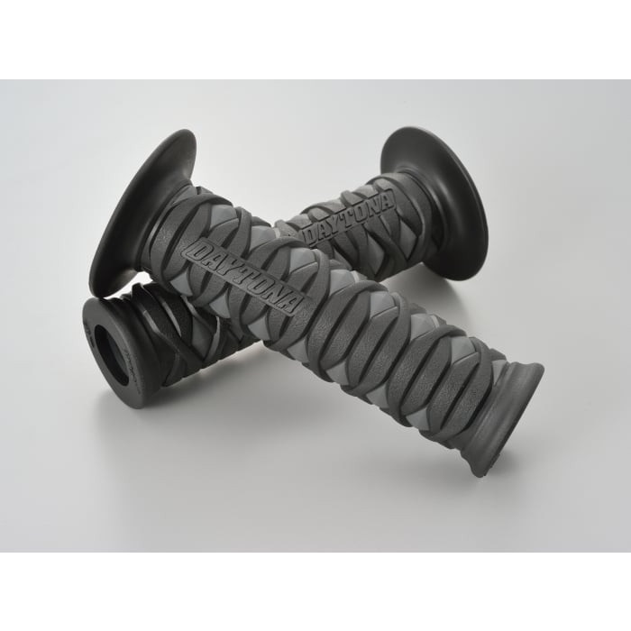 GRIPPY GRIP GG-D-KATANA（全長120mm）Ф22.2ハンドル用 貫通グリップ 汎用(ブラック×グレー)