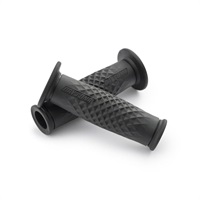 GRIPPY GRIP Ф25.4（インチバー）ハンドル用 GG-DI-ARC-3 エンド貫通グリップ（全長125mm）ブラック