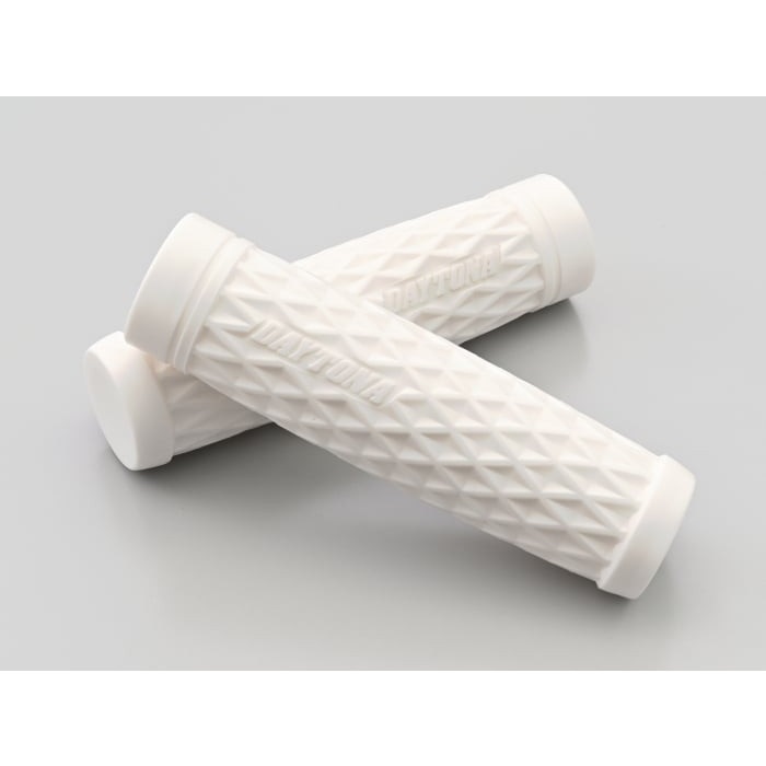 GRIPPY GRIP GG-D-GRID（全長127mm）Ф25.4ハンドル用 非貫通グリップ 汎用(ホワイト)