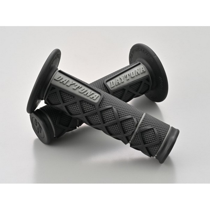 GRIPPY GRIP GG-D-Lite SUPERCROSS（全長120mm） Ф22.2ハンドル用 エンド非貫通(ブラック×グレー)