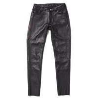 レディース 2275 LEATHER SLIM PANTS スリムレザーパンツ ブラック