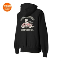 MOTORSCAT ZIP PARKA BLACK RHD08