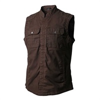 MOTO CLUB VEST BROWN MV02