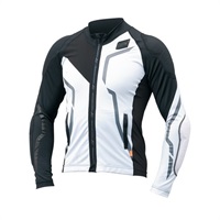 STU108D D3O AIR PROTECT RASH GUARD WHITE/BLACK