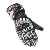 HRG204DL DYNAMIC D3O RACING GLOVES(Fast-Hide) BLACK/WHITE