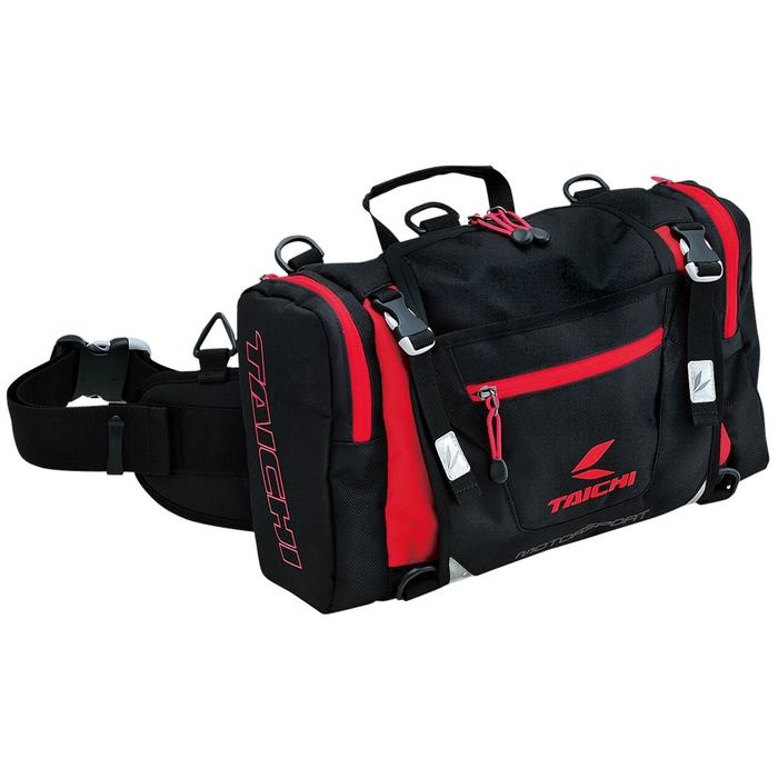 RSB268 ヒップバッグ (L) 10L(BLACK/RED)