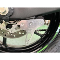 ZX-4R/ZX-25R専用 V字レーシングSTフックSET  シルバー